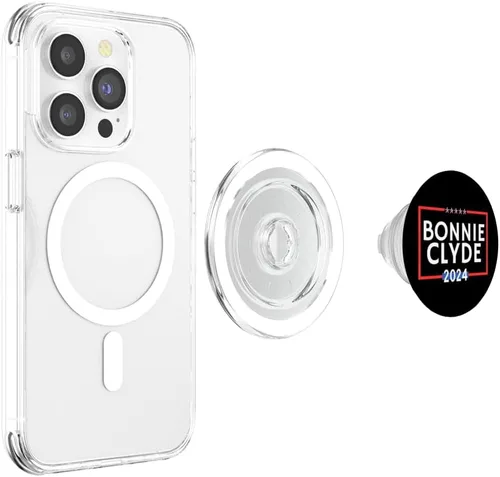 Vista 4 de Bonnie Clyde 2024 is Funny Classic TV is Political Election PopSockets MagSafe PopGrip for iPhone