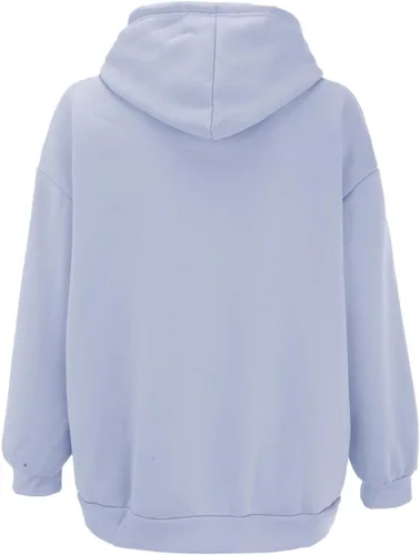 Vista 3 de Kampf Sudaderas de otoño para mujer, sudaderas con cremallera de gran tamaño, ropa Y2K, chaqueta casual con cordón y bolsillos