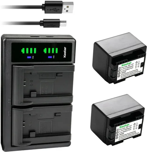 Vista 5 de Kastar Cargador de batería USB LTD2 para Canon VIXIA HF R600 HFR600, VIXIA HF R700 HFR700, VIXIA HF R800 HFR800, LEGRIA HF M36 HFM36, LEGRIA HF M38