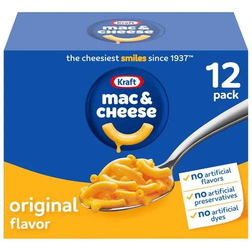 Vista 10 de Macarrones y queso Sabor Original de Kraft (1 caja de 7.25 oz)