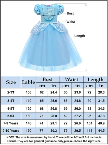 Vista 4 de Disfraz de princesa para niñas, disfraz de Halloween para fiesta de cumpleaños con diadema y accesorios para gargantillas