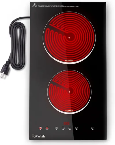 Vista 11 de Placa caliente eléctrica, portátil de un solo quemador eléctrico estufa