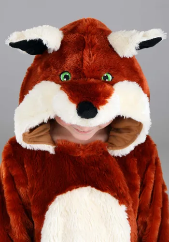 Vista 3 de Disfraz de Zorro de Peluche para Niños Multicolor