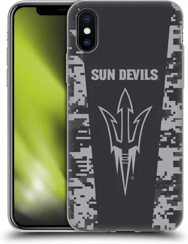 Vista 42 de Head Case Designs Funda de gel ASU Camou con licencia oficial de la Universidad Estatal de Arizona [protección de grado militar] compatible