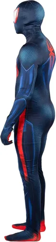 Vista 3 de Marvel Spider-Verse 2 - Disfraz de Miles Morales Zentai para adulto
