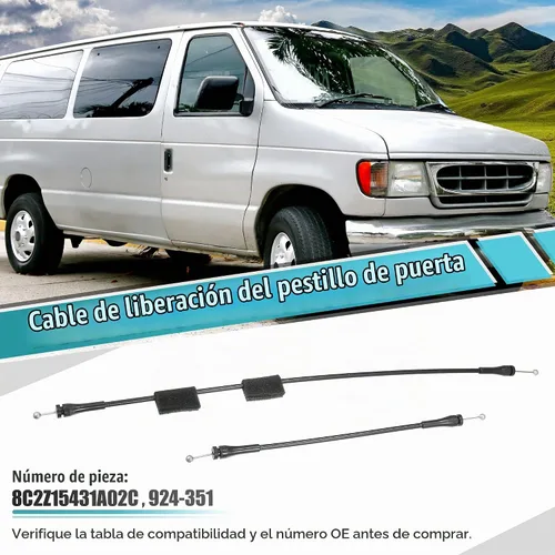 Vista 2 de X AUTOHAUX Cable de liberación del pestillo de la puerta de carga trasera