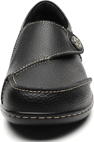 Vista 6 de Geoeleph Mocasines casuales para mujer mocasines cómodos para caminar mocasines de cuero para conducir