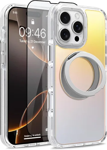 Vista 145 de Funda magnética para Google Pixel 10 Pro XL [compatible con Magsafe] [bonito diseño fluorescente de moda] a prueba de golpes, delgada, translúcida