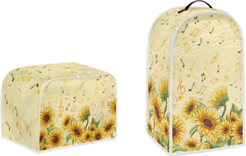 Vista 11 de doginthehole Funda para licuadora y tostadora, 2 rebanadas estéticas de estrellas de mar con estampado de conchas marinas para batidora o cafetera