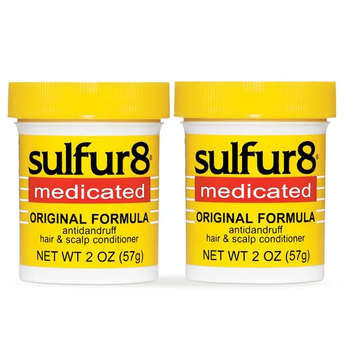 Vista 8 de Acondicionador Sulfur8 medicado regular, fórmula anticaspa para cabello y cuero cabelludo, 2 oz, paquete de de 1