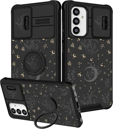 Vista 22 de Funda 2 en 1 para Samsung Galaxy S23 Ultra Flamingo para mujeres y niñas, diseño femenino de flamencos con cubierta deslizante para cámara y soporte