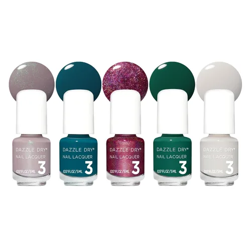 Vista 8 de Mini Flight Dazzle Dry – Afterparty – 5 mini lacas Juego de esmaltes de uñas de 5 piezas · Secado rápido · Larga duración · Manicuras no tóxicas