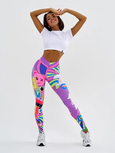 Vista 8 de Bona Fide Leggings clásicos de alta calidad para mujer con diseño único y levantamiento de glúteos, cómodos leggings de entrenamiento