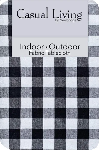 Vista 2 de Newbridge Buffalo Check - Manteles individuales de algodón rústico para interiores y exteriores, estilo cabaña, diseño de cuadros a cuadros