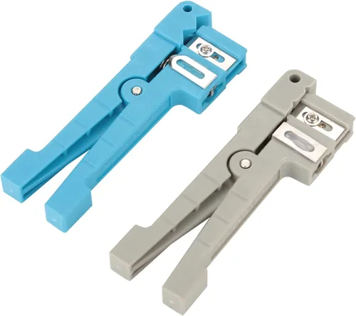 Vista 8 de Pelacables de fibra óptica para pelar cables coaxiales, herramienta cortadora de cables 45-163 + 45-162