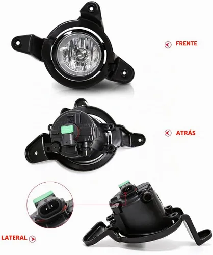 Vista 3 de Luz de niebla halógena para Toyota CHR 2017 2018 2019 conducción lámpara de niebla Front Bumper Halogen Lamp For C-HR Driving Fog Lamps Bulb + CHR