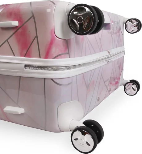 Vista 8 de bebe Equipaje para mujer Alana de 21 pulgadas rígido Mármol rosa Equipaje Alana 21 Hardside Equipaje de mano