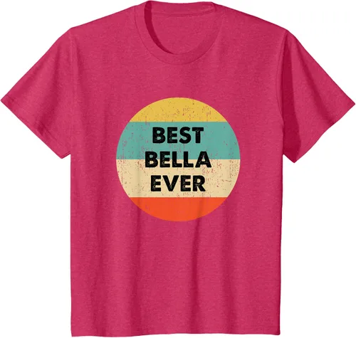 Vista 76 de Bella Name - Camiseta, Negro, S