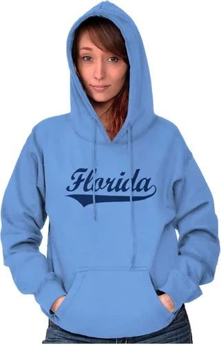 Vista 3 de Brisco Brands Florida FL - Sudadera con capucha clásica atlética para mujer y hombre, sunshine
