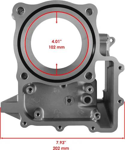 Vista 2 de Caltric Kit de cilindros con pistón y juntas compatible con Honda Pioneer 700 SXS700M2 2014 2015 2016 2017 2018 2019 2020 2021