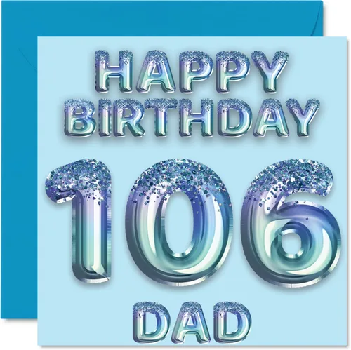 Vista 150 de Stuff4 Tarjeta de primer cumpleaños para niños, globo de fiesta con purpurina azul, tarjetas de feliz cumpleaños para niño de 1 año, nieto, hijo, 57