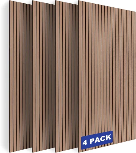 Vista 13 de BUBOS Paquete de 5 Paneles Acústicos Grandes, 47.2" X 23.6" X 0.4" Panel de Pared Acústico, Paneles de Espuma Autoadhesivos a Prueba de Sonido