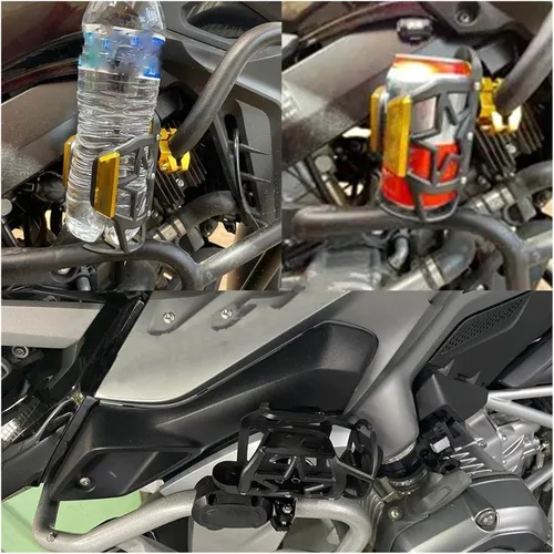 Vista 7 de for YH FZ8 FZ-8 2010-2017 2018 Motorcycle Accessories Beverage Water Bottle Drink Cup Holder(Black)