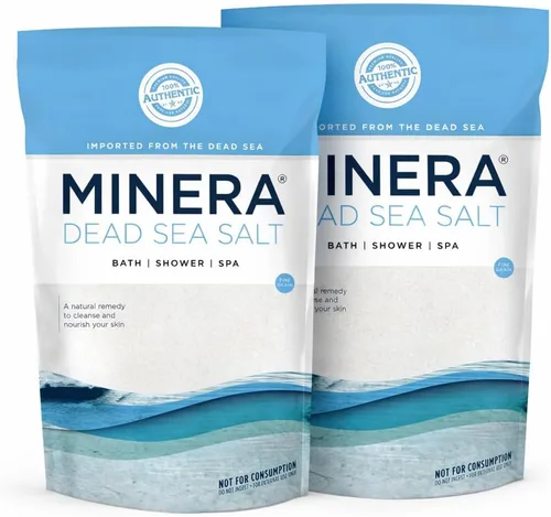 Vista 10 de Minera Sal del Mar Muerto de grano grueso para baño y remojo, 19 libras, de disolución rápida, 100% pura y natural, sin perfume, nutritiva