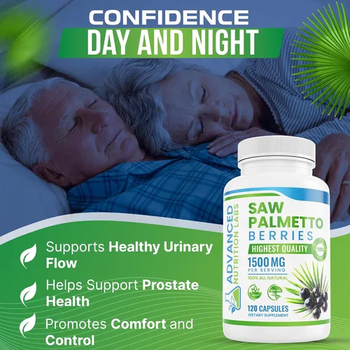 Vista 3 de Saw Palmetto serenoa ultrafuerza, 0.053 oz por día, 120 cápsulas (0.026 oz por cápsula)