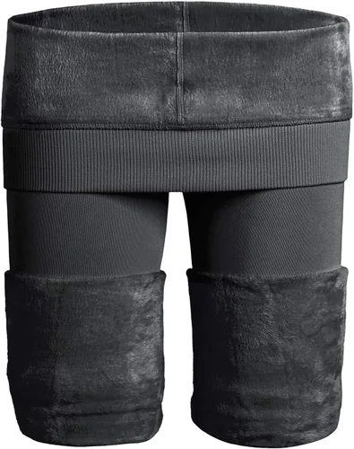 Vista 22 de NORMOV - Leggings con forro de vellón cálido para mujer, de invierno, mallas gruesas, de terciopelo, térmicas