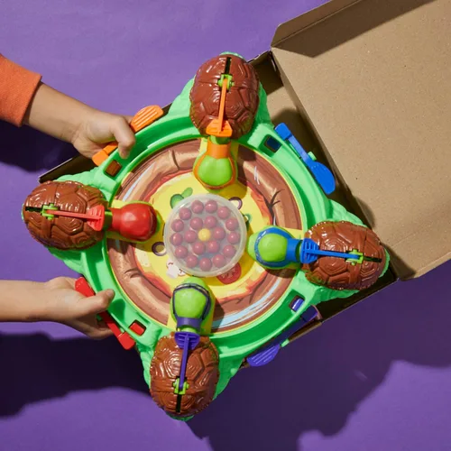 Vista 7 de Hungry Hungry Hippos: Teenage Mutant Ninja Turtles Edition Juego A partir de 4 años 2 a 4 jugadores Juegos de mesa para niños Regalos