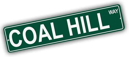 Vista 126 de Ohio Mountains Pick Your Mountain Compatible/repuesto para Acme Hill United States Mountain aluminio metal metal metal estilo letrero de calle