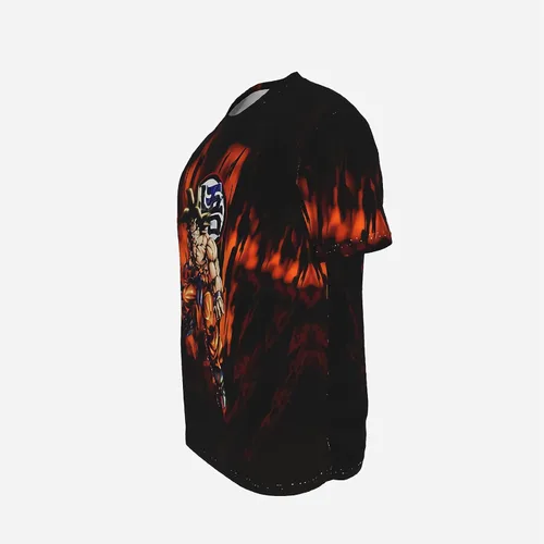 Vista 2 de Camisetas de moda para adultos, con estampado 3D de anime, cuello redondo, manga corta, regalo de cumpleaños para hombres, mujeres, jóvenes y niños