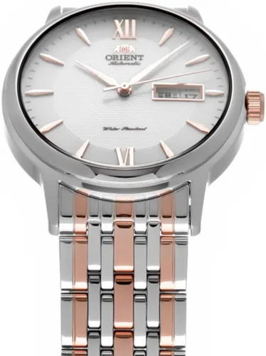 Vista 5 de ORIENT Reloj automático para hombre con esfera blanca SAA05001WB, Moderno