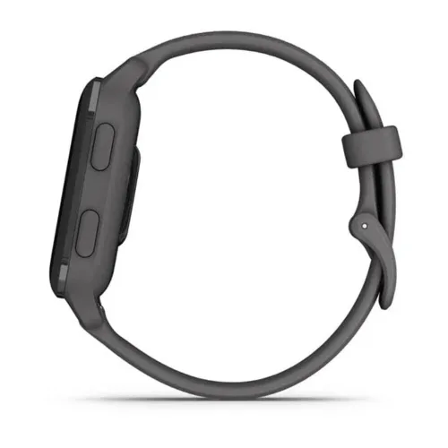 Vista 7 de Garmin Venu Sq 2 Smartwatch (bisel de aluminio pizarra con caja gris sombra y banda de silicona)