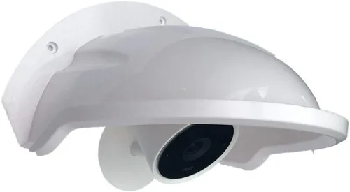Vista 2 de Parasol Universal Protector De La Cubierta De La Cámara De La Sombra De Lluvia Para Al Aire Libre Nest/Nest IQ Cámara