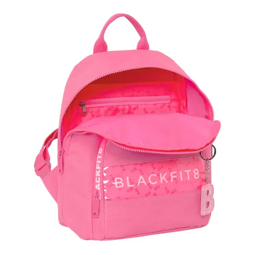 Vista 4 de Mochila Infantil BlackFit8 Glow up Mini Rosa (25 x 30 x 13 cm)