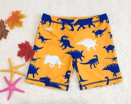 Vista 3 de AMIYAN Conjunto de natación para niños pequeños, de dos piezas, traje de baño de manga larga, UPF 50+, camiseta de natación y traje de baño