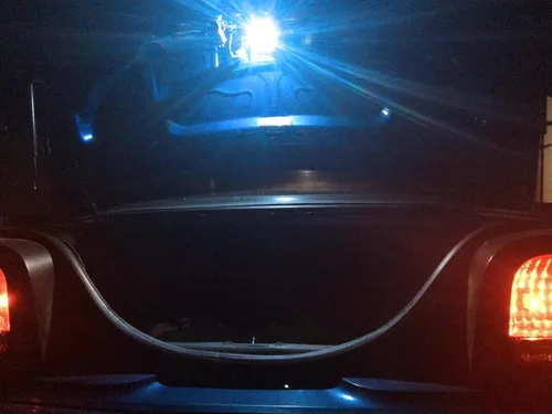 Vista 7 de iJDMTOY Conjunto de luz LED súper brillante de 2 W, color azul hielo, para maletero y área de carga, compatible con Ford Mustang Gen5 2005-2014