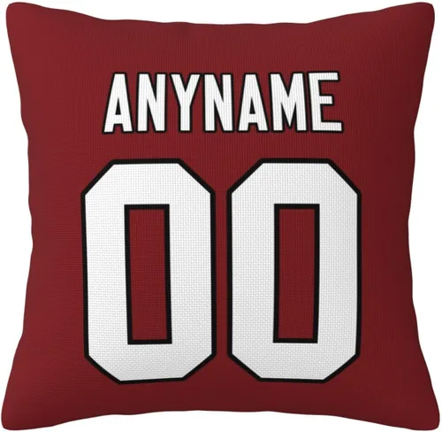 Vista 5 de Fundas de almohada de fútbol – Fundas de almohada personalizadas con cualquier nombre y número, regalo personalizado para hombres, mujeres y niños