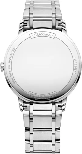 Vista 3 de Baume et Mercier MOA10356 - Reloj para mujer con esfera blanca