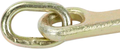 Vista 9 de Gancho en J chapado en zinc amarillo de 15 pulgadas, resistente grado G70, correa de eje de remolque Wrecker Roll Back Clevis (2 unidades)