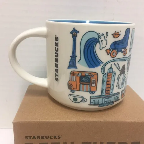 Vista 4 de Starbucks Taza de café - Been There Series Across The Globe (Los Ángeles)