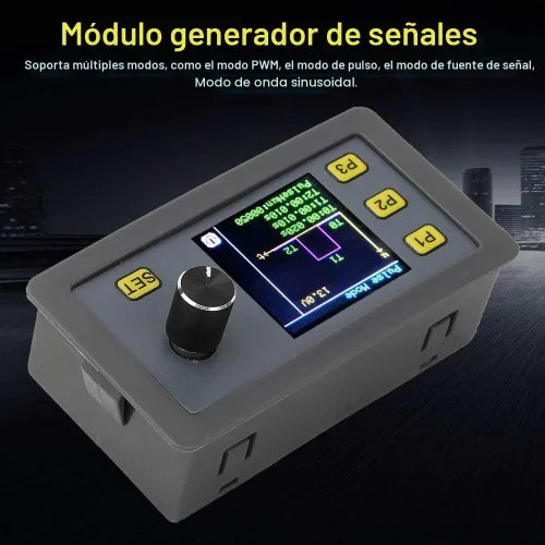 Vista 4 de Generador de pulsos PWM Módulo ajustable 4-20mA 2-10V Generador de señal con pantalla LCD para calibración de prueba de función