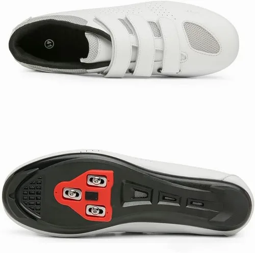 Vista 3 de Zapatos de ciclismo de carretera para hombre, zapatos de equitación de interior, zapatos de ciclismo con tacos Delta, zapatos de bicicleta con pedal