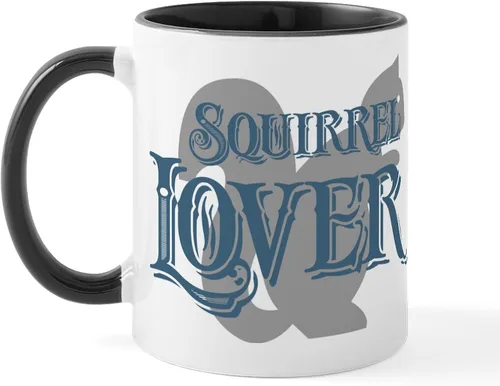 Vista 40 de CafePress Taza navideña de ardilla de 11 oz (11.0 fl oz) taza de café de cerámica