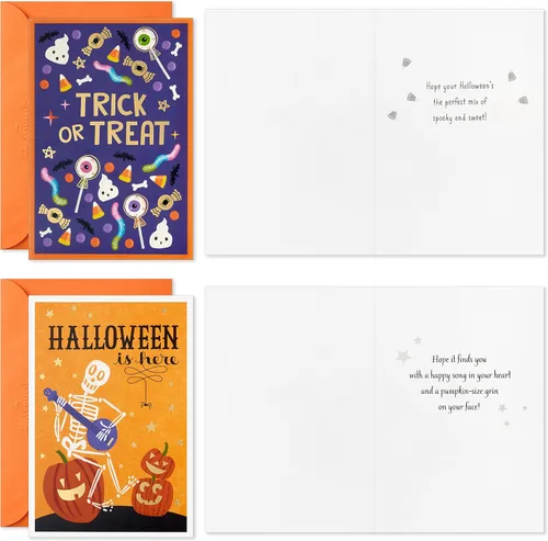 Vista 4 de Hallmark Surtido de tarjetas de Halloween, Boo to You (36 tarjetas con sobres)