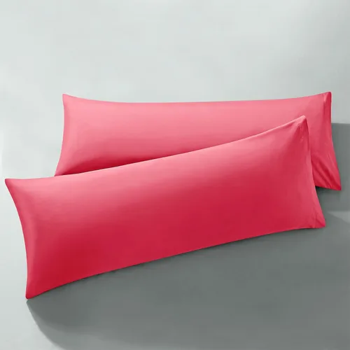 Vista 15 de MILVOWOC - Fundas de almohada de microfibra cepillada, naranja quemado, 20 x 26 pulgadas Juego de 2 piezas, cierre de sobre antideslizante