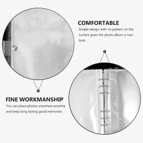 Vista 9 de NUOBESTY Álbum para fotos Álbum para fotos Álbum de fotos Libro portátil Soporte de fotos Álbumes de fotos Álbumes de fotos Álbum protector Álbum