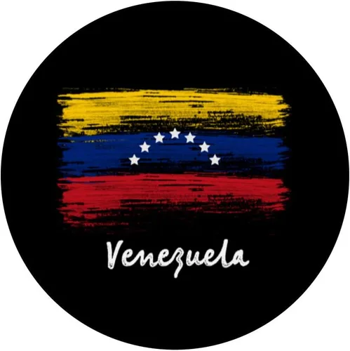 Vista 3 de Venezuela 7 estrellas bandera Guaido Presidente – PopSockets Grip y soporte para teléfonos y tabletas